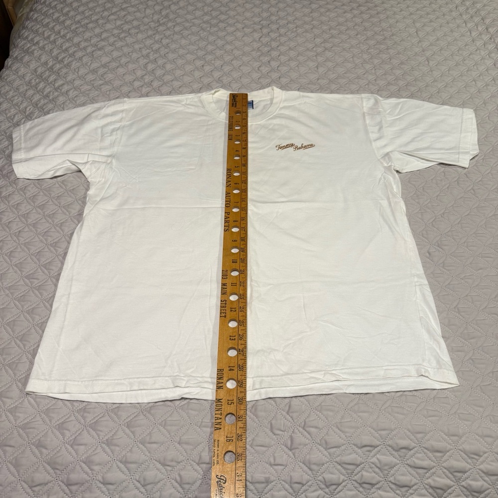 Tommy Bahama Men’s White Short Sleeve Tee - size XL - Picture 5 of 10